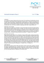 Technical Information Sheet - Low 'E' Glass