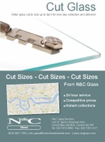 N&C Cut Glass Leaflet