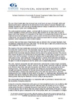 Technical Advisory Note – 027 Surface Distortion in Horizontally produce